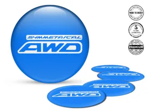 Subaru Gewölbte Sticker Logo Harz-Radplaketten